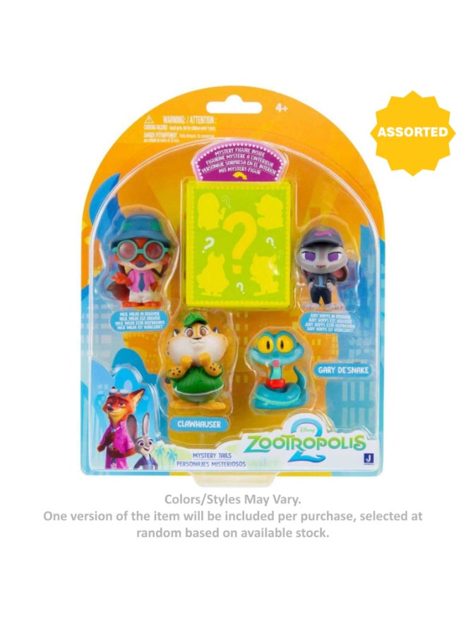 Disney Zootropolis 2 Mystery Tails Figures Set (5 cm, Pack of 5, Assorted) - Image 1